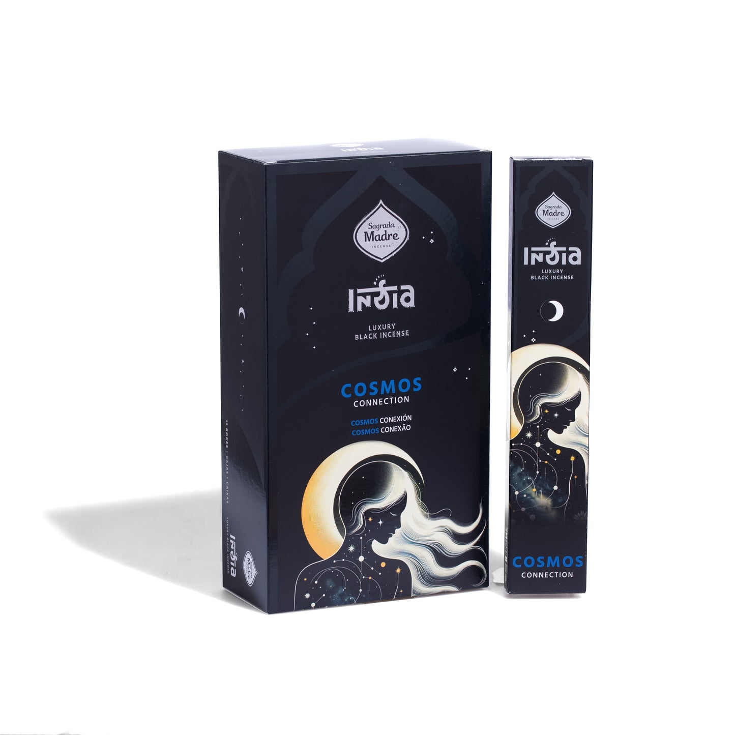 Box Sahumerio Varilla India Black Cosmo