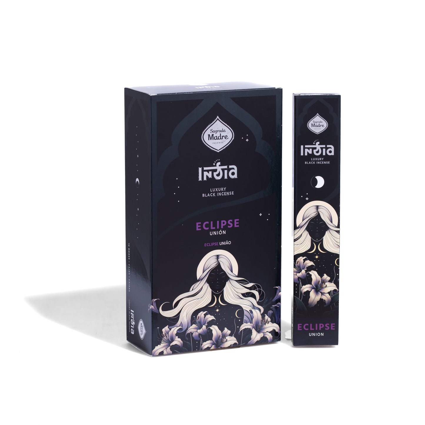 Box Sahumerio Varilla India Black Eclipse