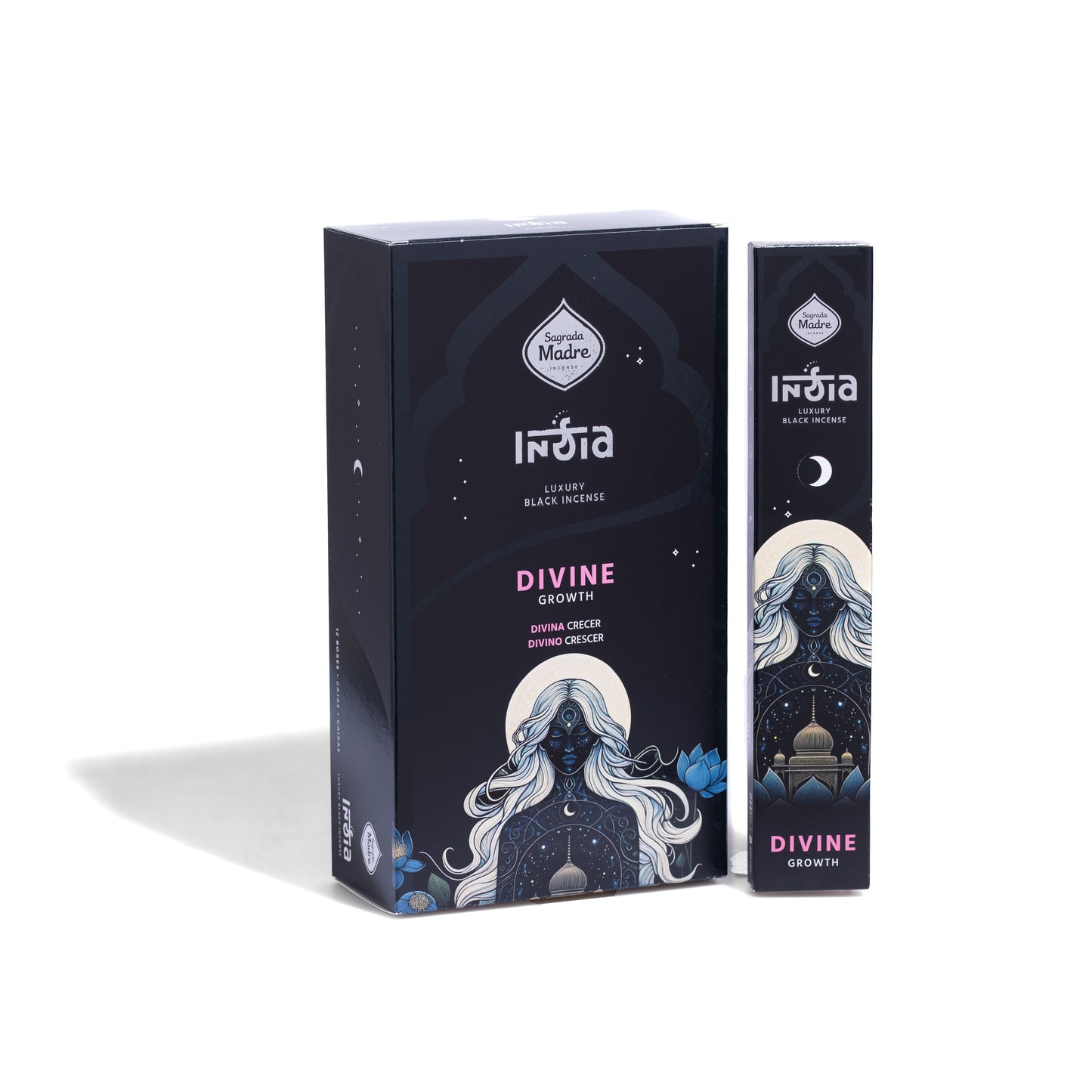 Box Sahumerio Varilla India Black Divina