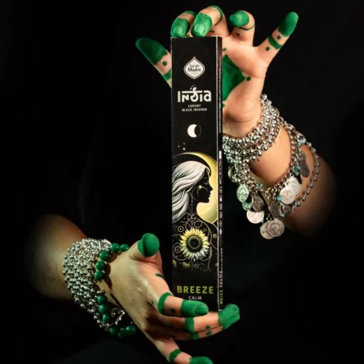 Box Sahumerio Varilla India Black Brisa