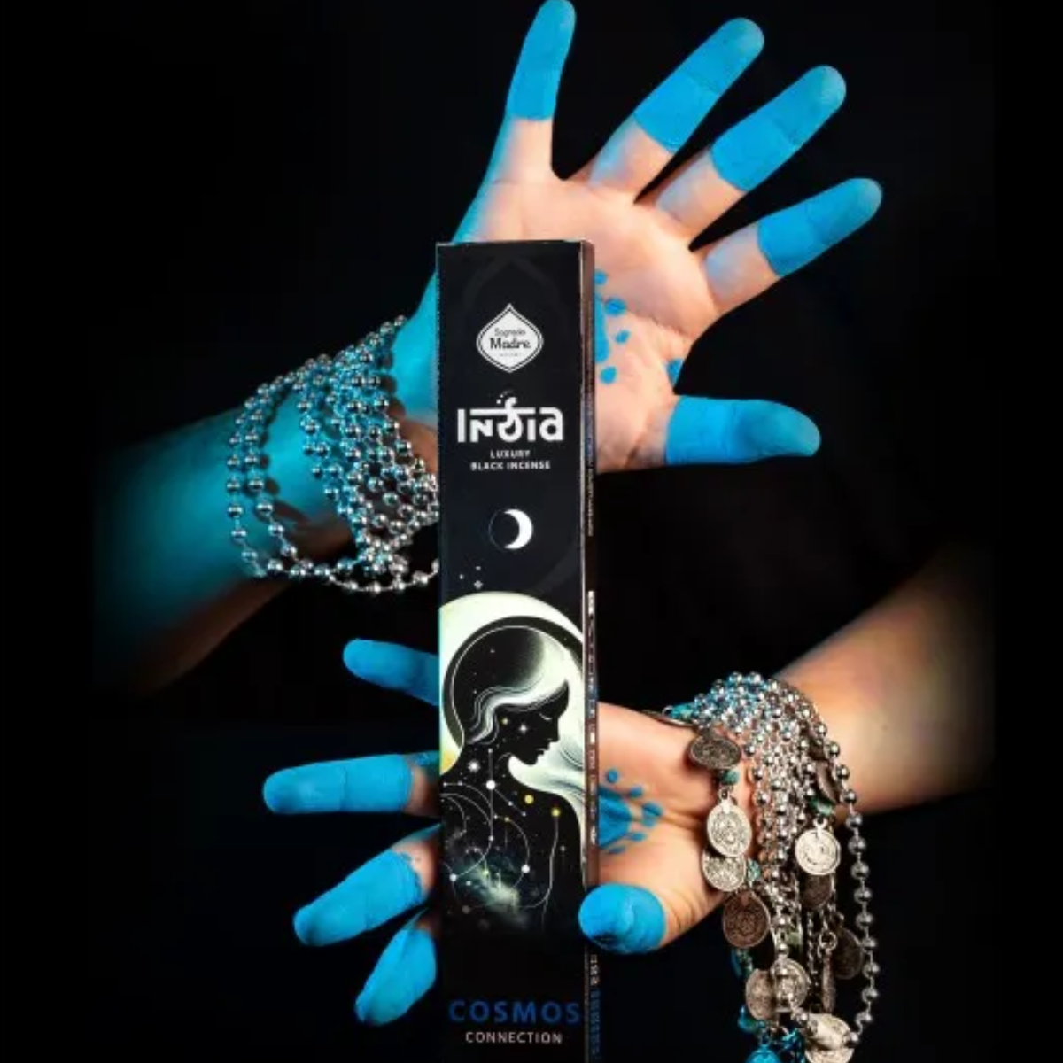 Box Sahumerio Varilla India Black Cosmo
