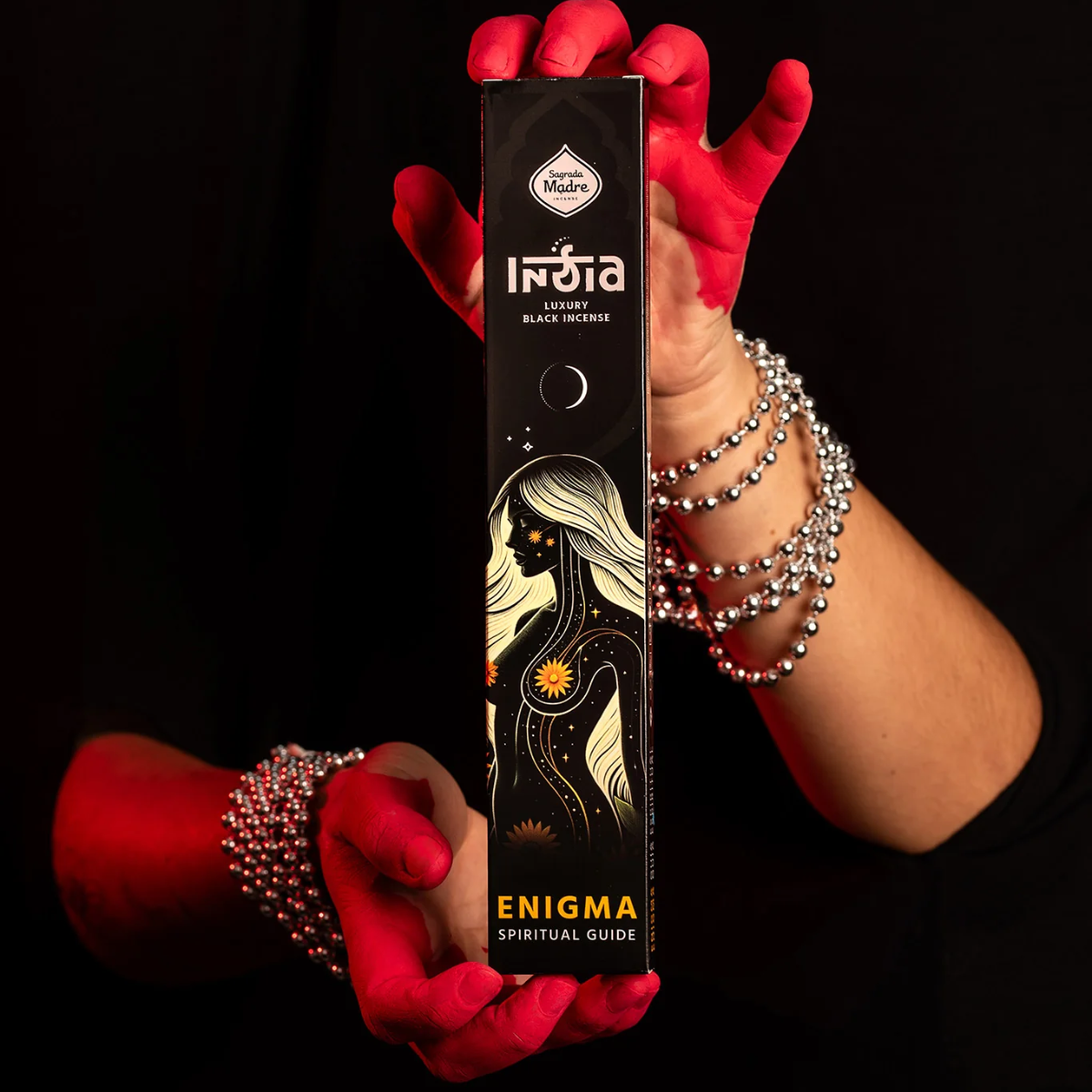 Box Sahumerio Varilla India Black Enigma