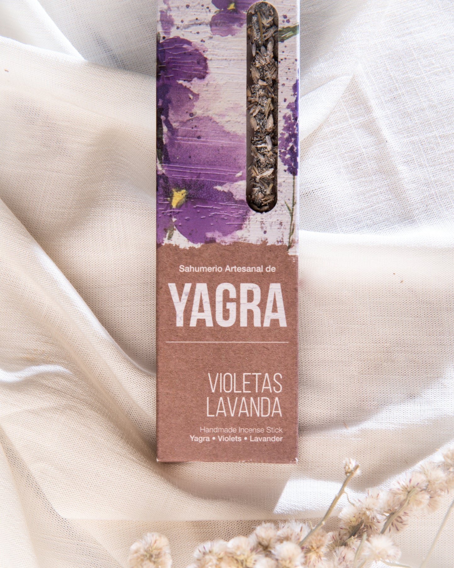 Sahumerio Yagra Violetas y Lavandas